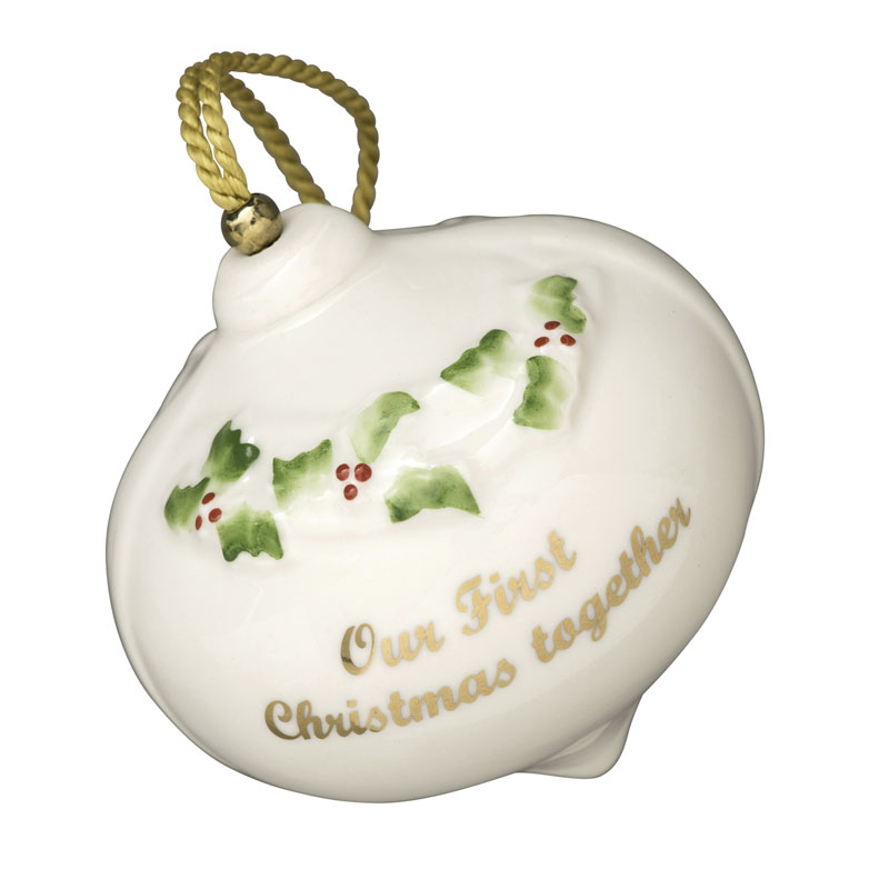 our first christmas ornament 2016 belleek ornaments our first christmas ornament 2016 belleek ornaments