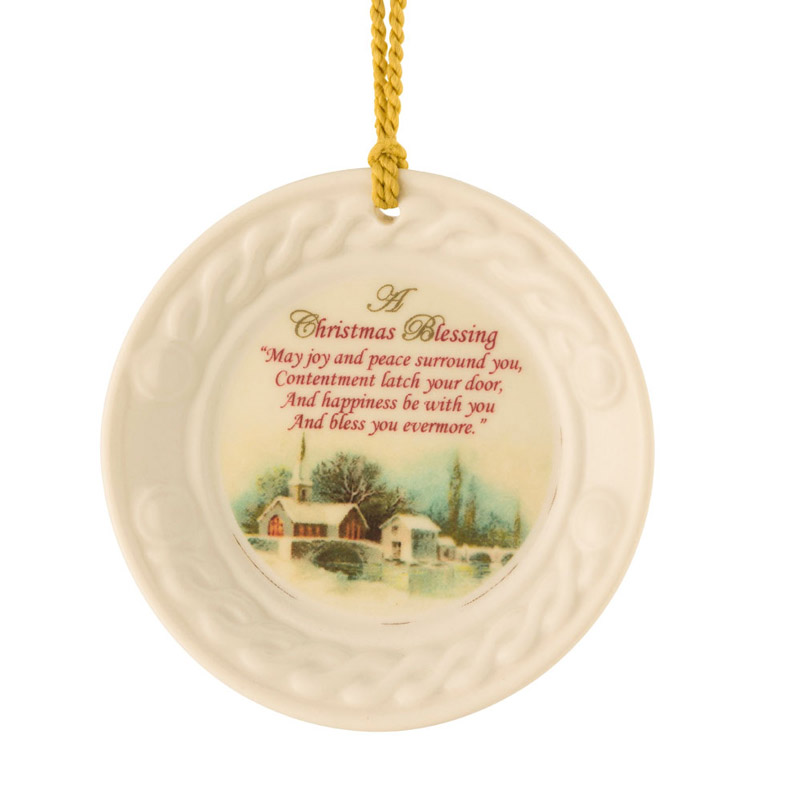 2018 christmas scene christmas ornament belleek porcelain ornament belleek christmas ornaments