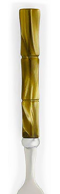 Blue Pheasant Lulu Olive Green Stainless Flatware Handle