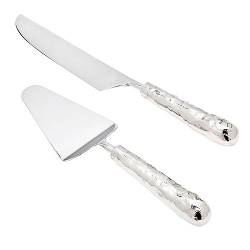 Inger Silver Lava Cake Knife And Server Set Engravable Inger Lava Cake Knife And Server Set