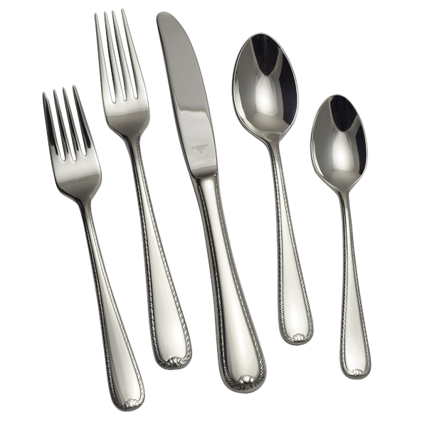 Gorham ribbon edge stainless flatware at discount