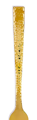 Hampton Forge Paris Hammered Gold Stainless Flatware Handle