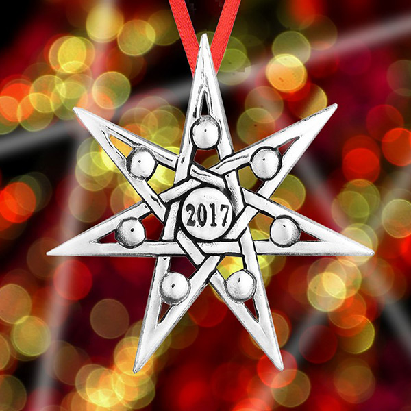 Christmas Star Ornament 2017 Hand And Hammer Ornaments Sterling 2017 Christmas Star Ornament Christmas Ornament | Hand and Hammer Christmas Tree Decoration | Star Design - Christmas Star Ornament 2017 Hand And Hammer Ornaments Sterling