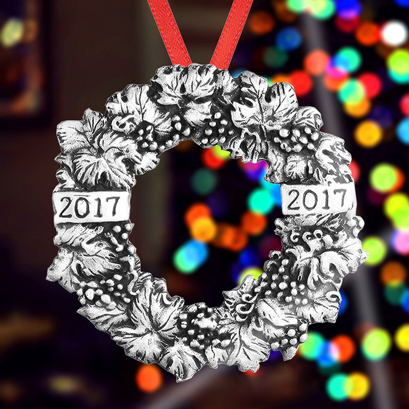 Christmas Wreath Ornament 2017 Hand And Hammer Ornaments 2017 Christmas Wreath Ornament Christmas Ornament | Hand and Hammer Christmas Tree Decoration | Christmas Wreath - Christmas Wreath Ornament 2017 Hand And Hammer Ornaments