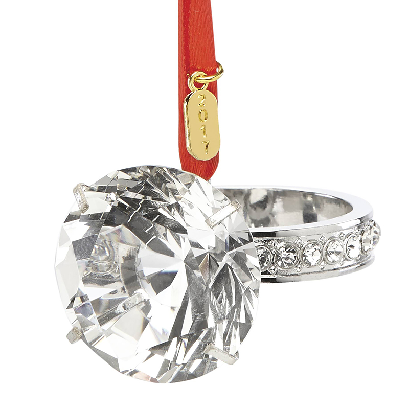 Engagement Ring Ornament 2017 Lenox Christmas Ornaments 2017 Engagement Ring Ornament Lenox Christmas Tree Decoration Wedding Gift