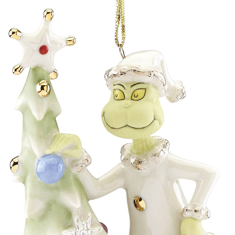 Greedy Grinch | Lenox Christmas Tree Decoration | Grinch Ornament