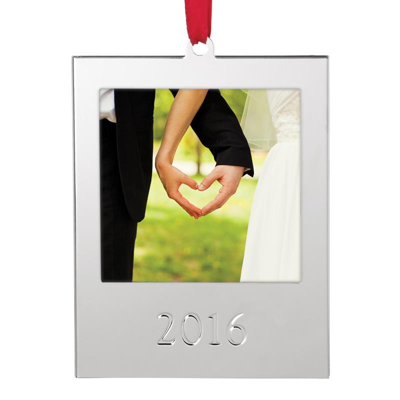 2016 picture frame ornament