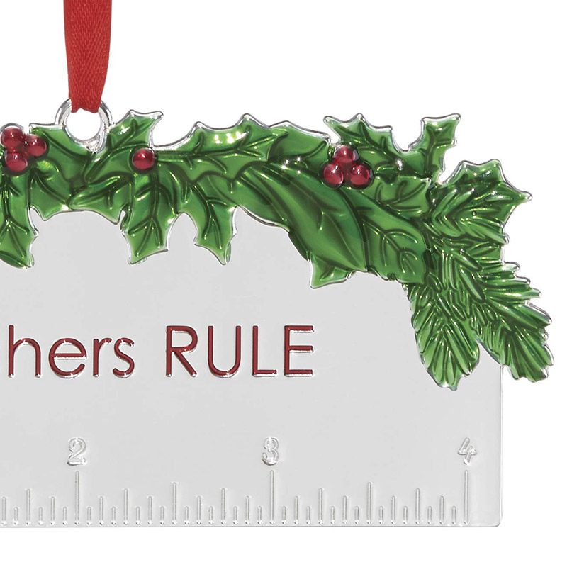 lenox teachers rule christmas ornament 2018 lenox ornaments teacher christmas ornament