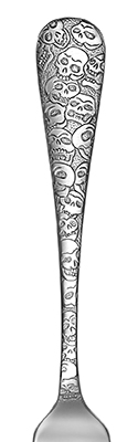 Liberty Tabletop Calavera Stainless Flatware Handle