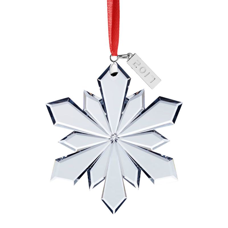 Mikasa Crystal Snowflake 2017 Mikasa Christmas Ornament Christmas