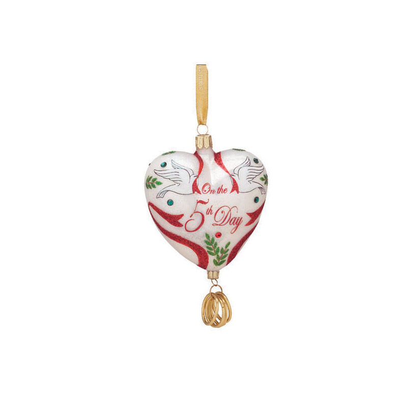 12 days of christmas collection glass ornaments by reed waterford twelve days of christmas