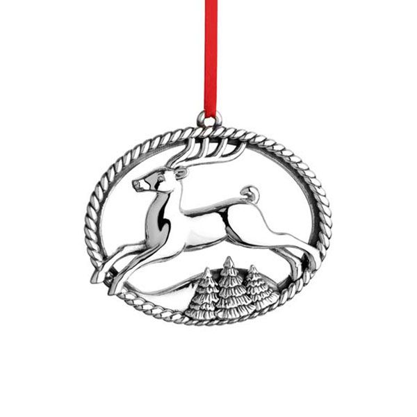 2015 reed barton williamsburg annual north pole bound engravable sterling silver christmas ornaments