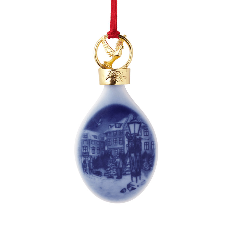 Royal Copenhagen Christmas Drop 2018 Silver Superstore 2018 Christmas Drop Christmas Ornament | Royal Copenhagen Christmas Tree Decoration | Christmas Drop - Royal Copenhagen Christmas Drop 2018 Silver Superstore