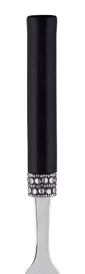 Sabre Katmandou Black Press Wood Stainless Steel Flatware Silverware