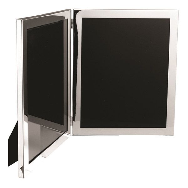 Salisbury Sterling Silver Classic Double Picture Frames Engravable Salisbury Classic Double Sterling Silver Picture Frame