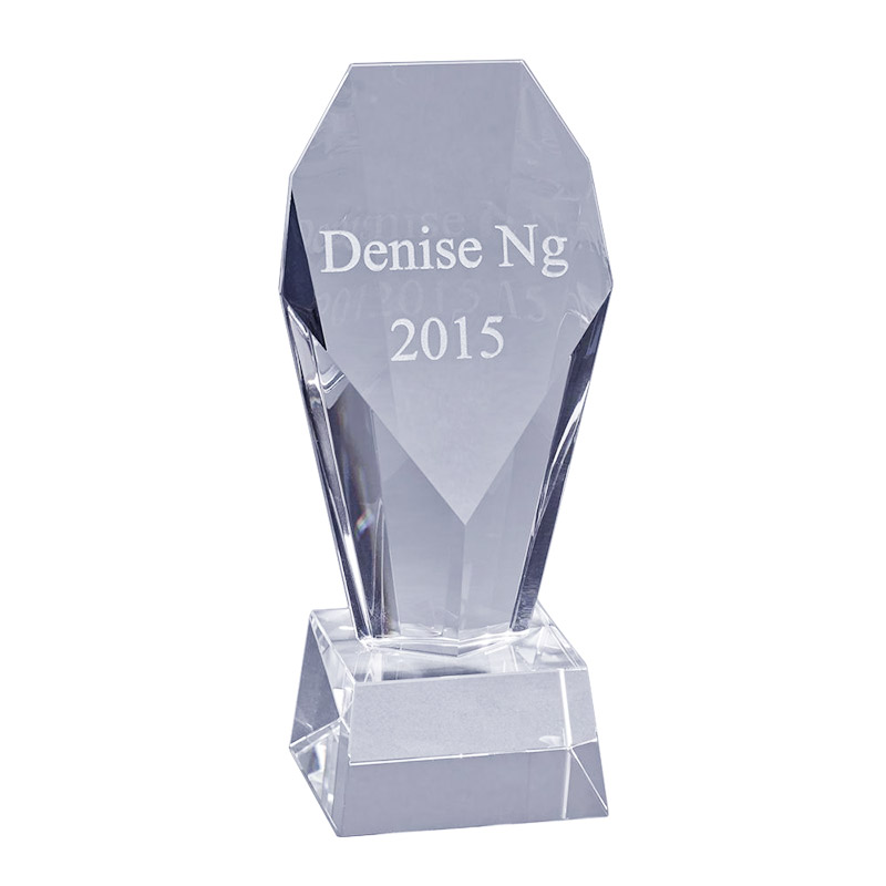 Optic Crsytal Fountain Trophy