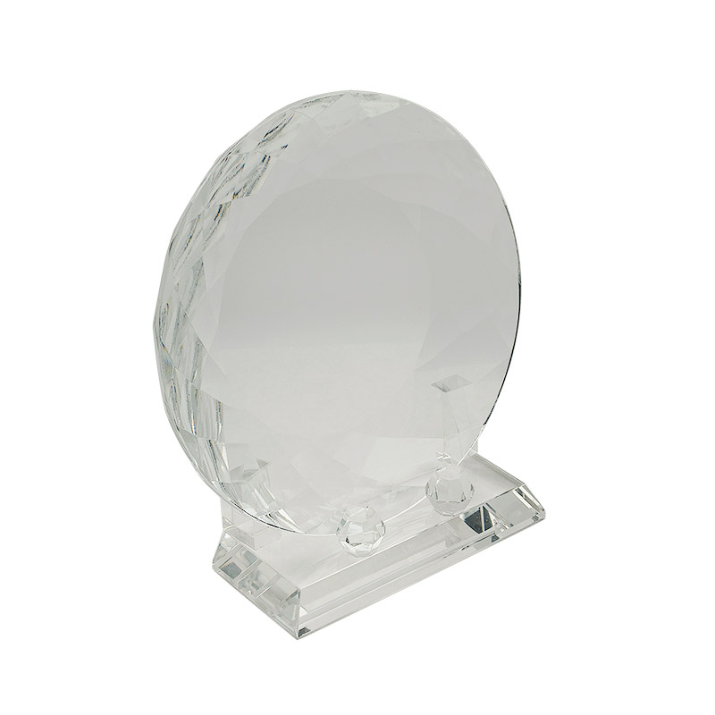 Optic Crystal Plate with Stand