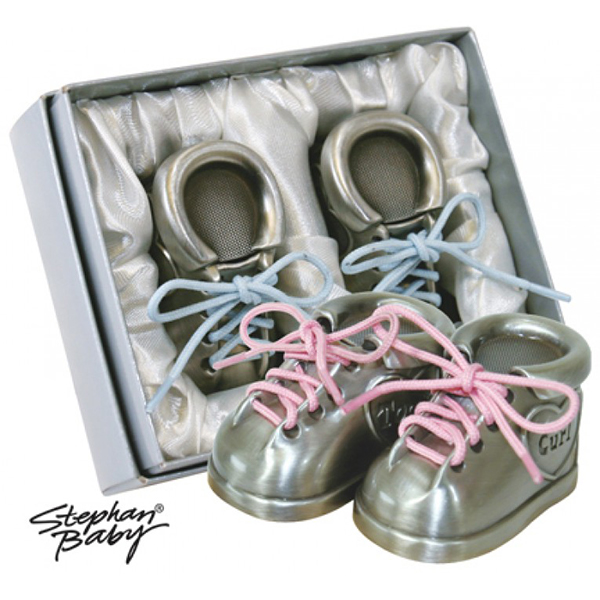 Stephan Baby Bootie First Tooth &amp; Curl Set Silversuperstore