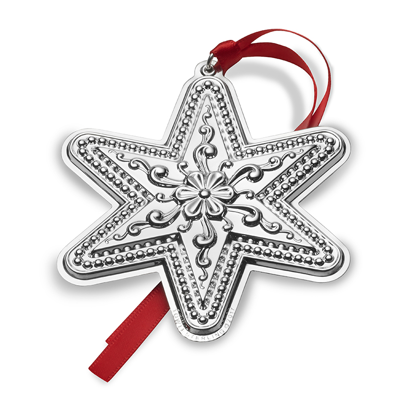 silver star ornament 2017 towle silver christmas ornament towle christmas ornaments