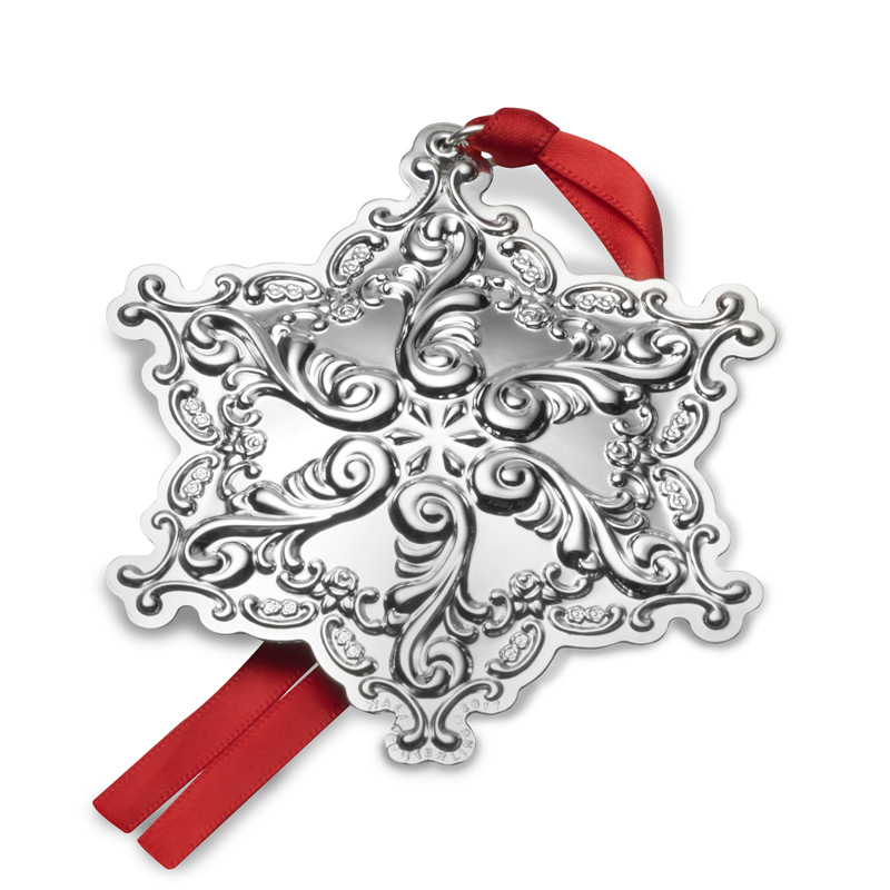 wallace grande baroque snowflake 2017 wallace christmas ornament