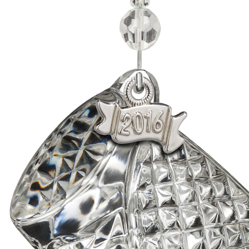 waterford crystal bootie babys first christmas ornament 2016 crystal first christmas ornament