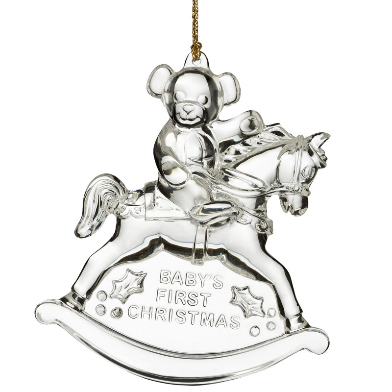 waterford crystal babys first christmas ornament 2016 silver crystal first christmas ornament