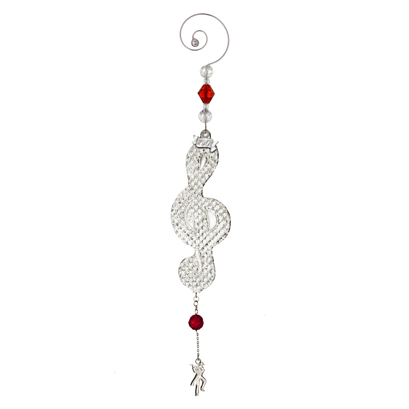 Waterford Crystal 12 Days Of Christmas Ornament 2017 Silver Superstore 2017 12 Days of Christmas, 11 Pipers Piping | Waterford Crystal Christmas Tree Decoration | - Waterford Crystal 12 Days Of Christmas Ornament 2017 Silver Superstore
