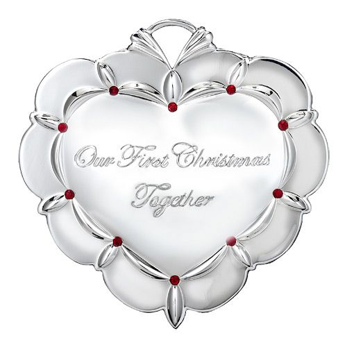 2013 Waterford Our First Christmas Together Silver Ornament 2013 Waterford Our First Christmas Together Silver Christmas Ornament Larger Image - 2013 Waterford Our First Christmas Together Silver Ornament